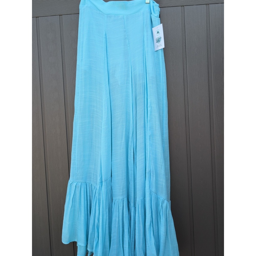 HYFVE High-Waist Ruffle Flared Wide Leg‎ Pants Medium